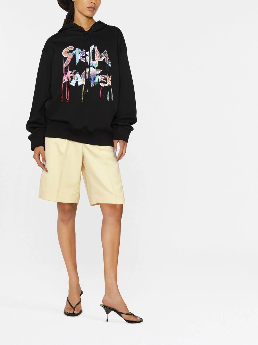 Stella McCartney oversized logo-collage hoodie - Image 2