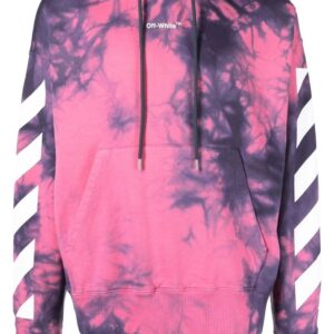 Off-White  Arrows tie-dye hoodie