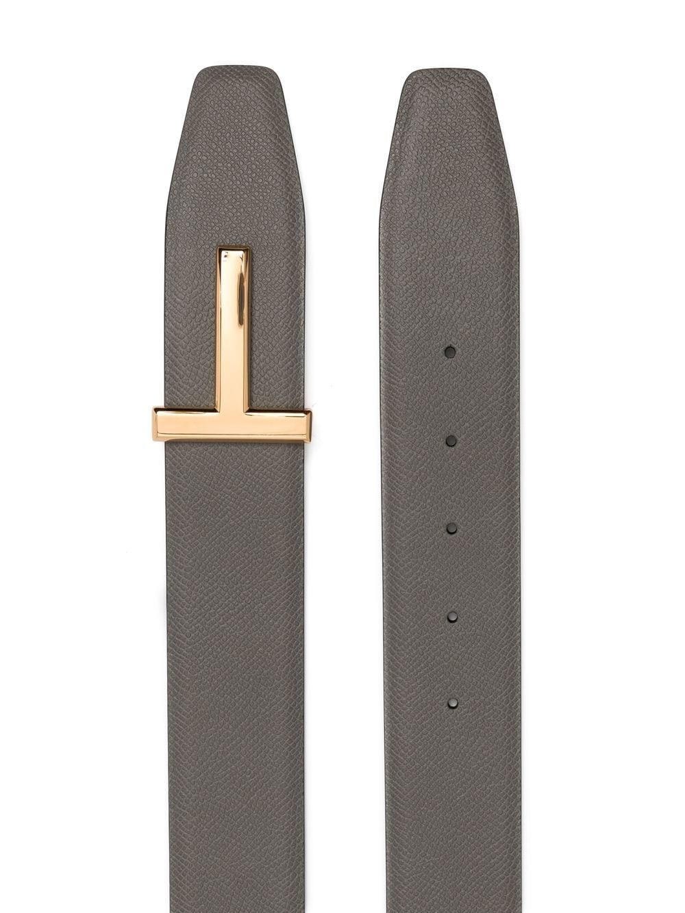 Tom Ford logo-buckle leather belt - Image 2