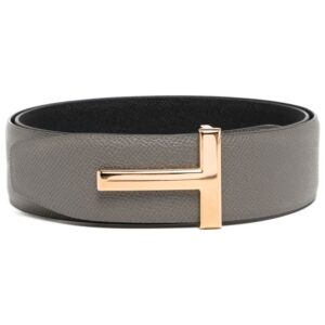 Louis Vuitton logo-buckle leather belt