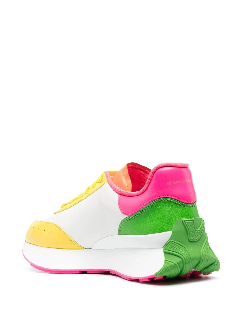 Alexander McQueen colour-block flatform sneakers - Image 3