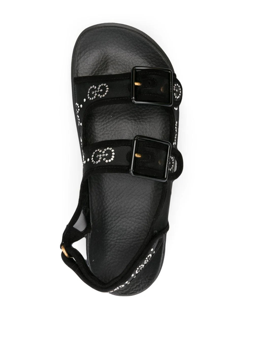 Gucci GG crystal-embellished mesh sandals - Image 4