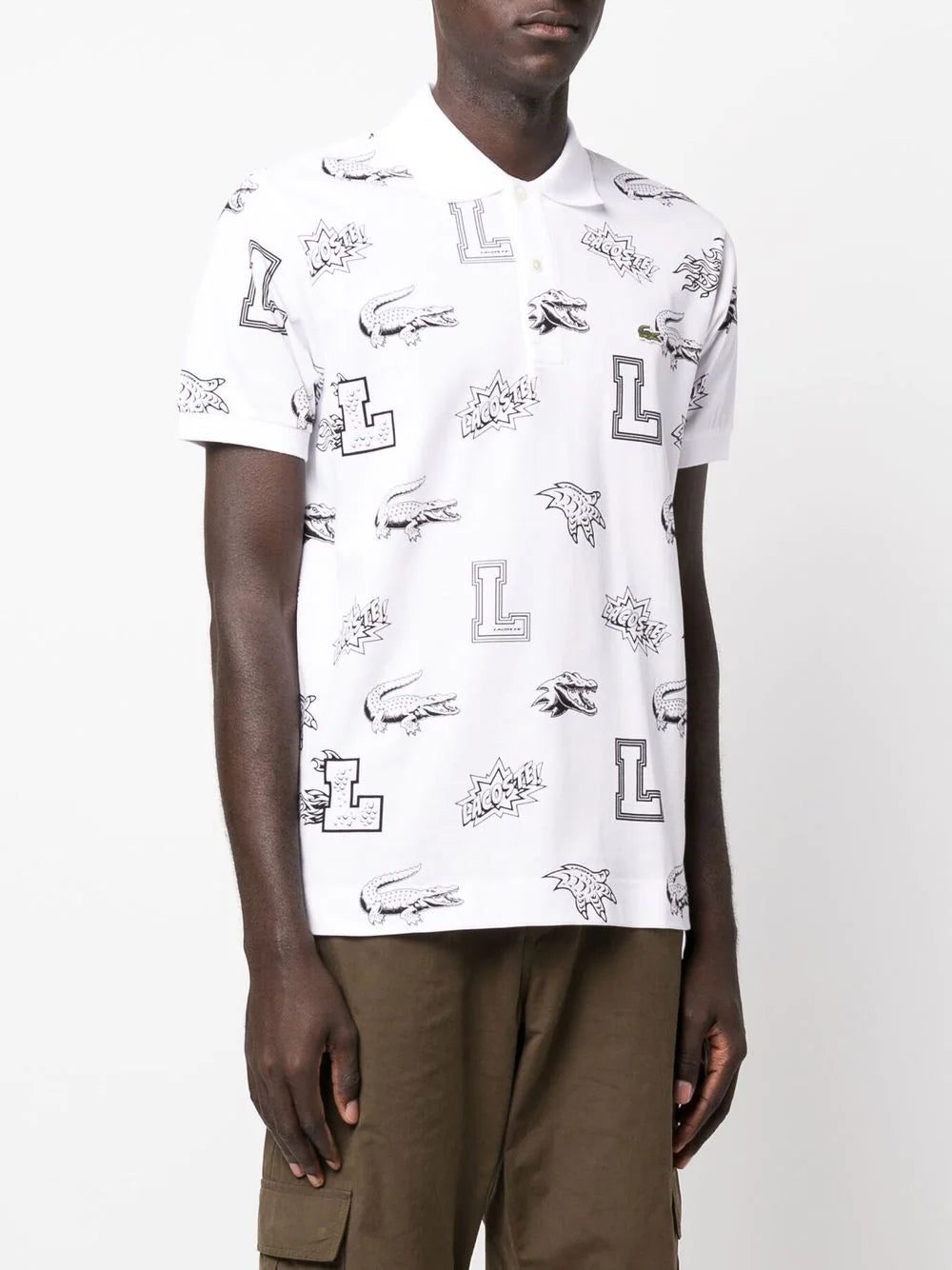 Lacoste logo-print short-sleeve polo shirt - Image 4