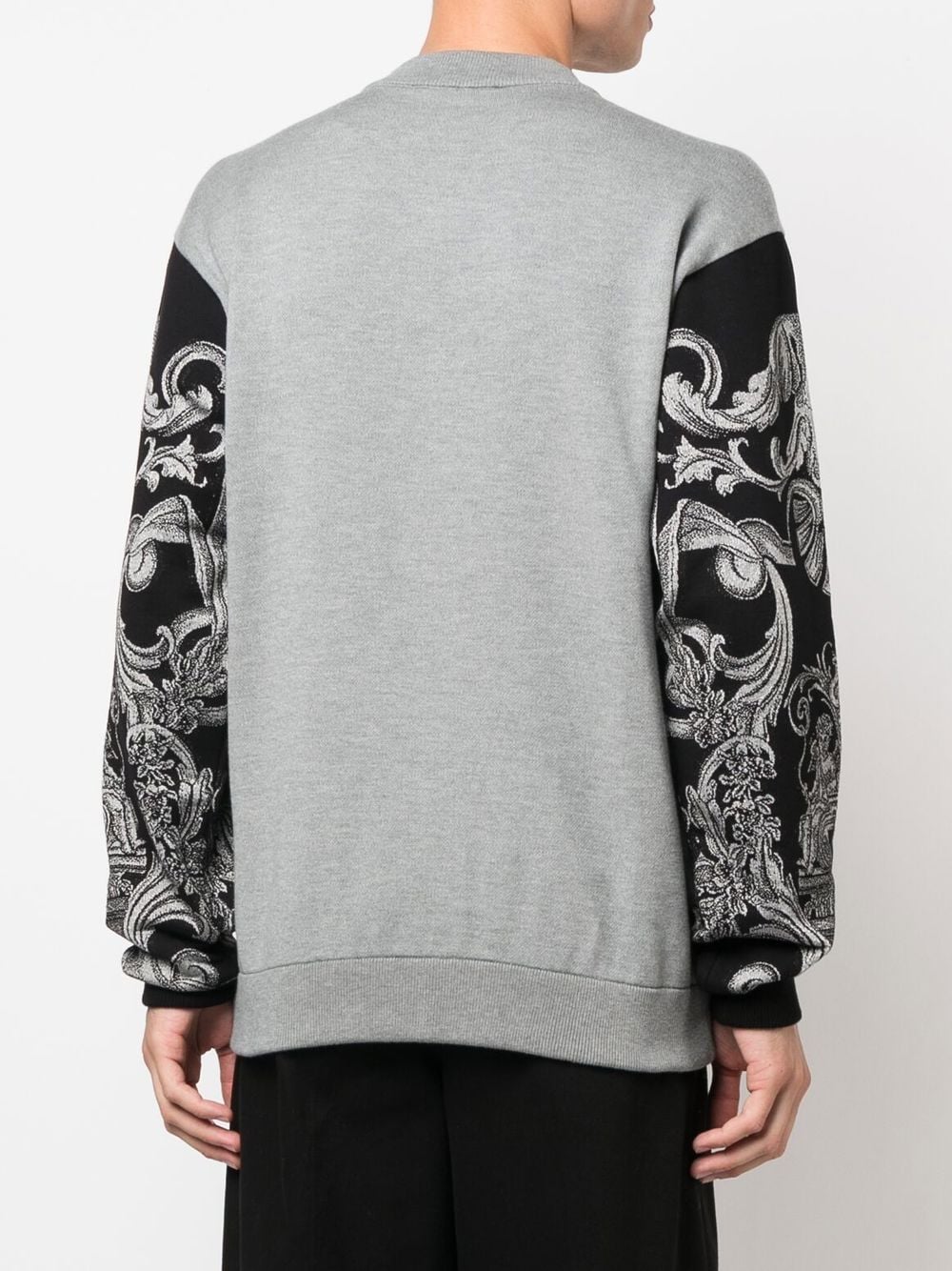 Versace embroidered-logo long-sleeve sweatshirt - Image 4