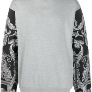 Versace  embroidered-logo long-sleeve sweatshirt