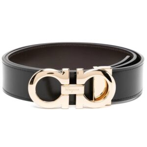 Ferragamo  Gancini-buckle leather belt