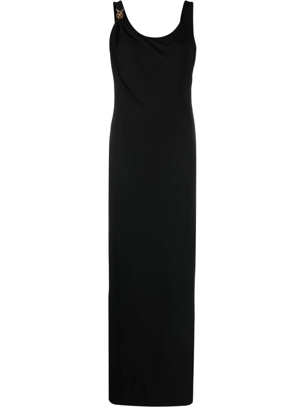 Versace Medusa Head side-lit maxi dress