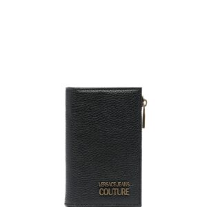 Versace Jeans Couture logo-lettering leather wallet