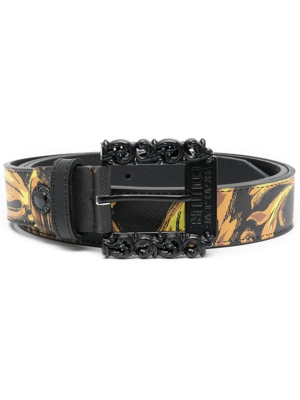 Versace baroque-print buckle belt