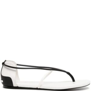Giorgio Armani  colour-block flat sandals