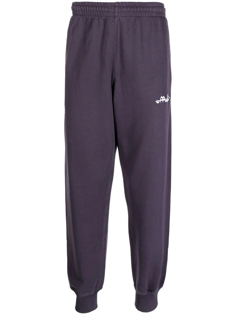 Off-White logo-print track pants