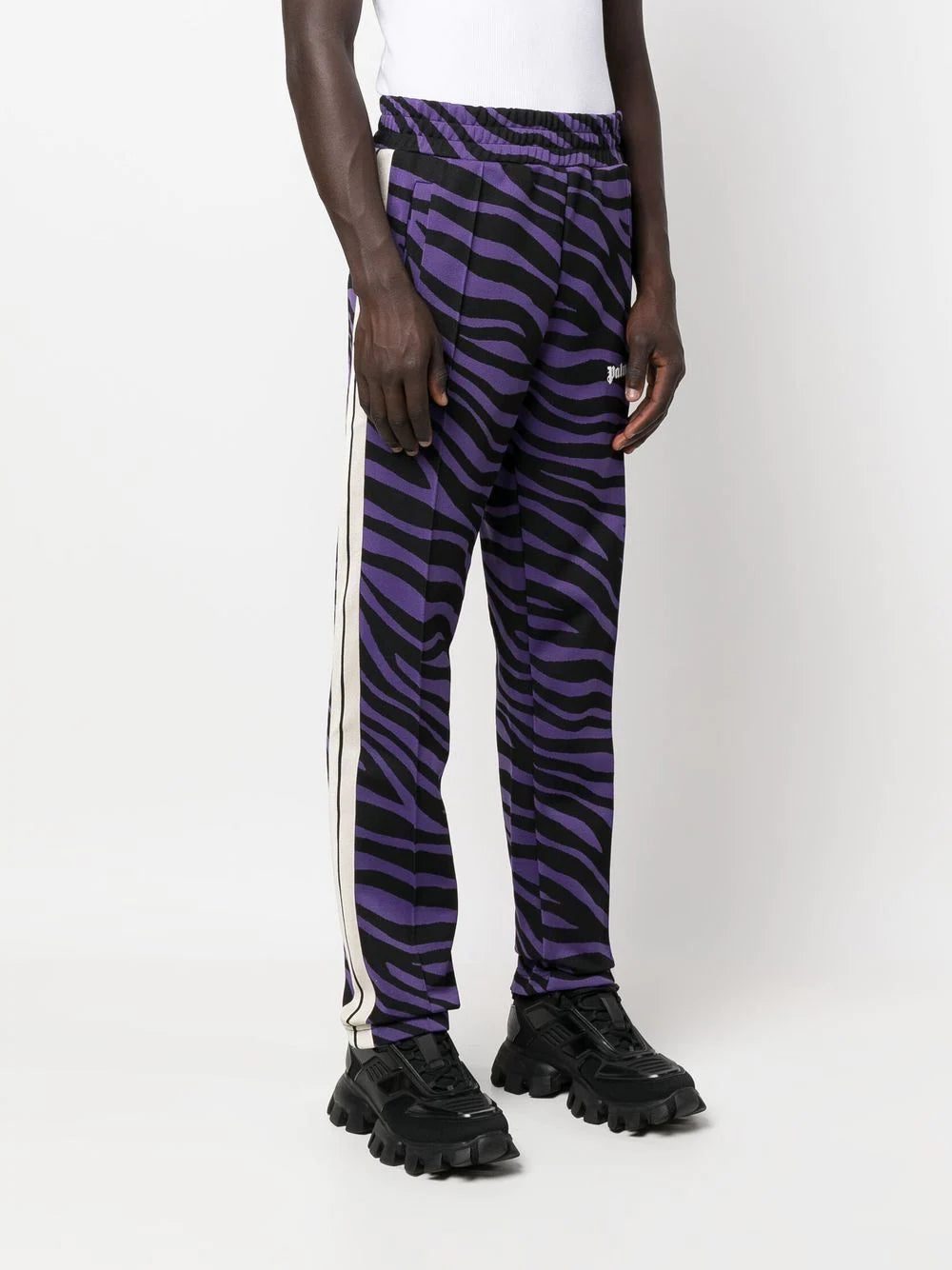 Palm Angels zebra-print track pants - Image 3