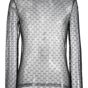 Dsquared2  all-over logo sheer T-shirt