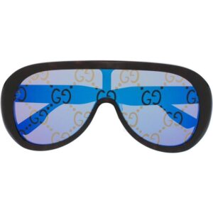 Gucci Eyewear GG logo-print oversized sunglasses