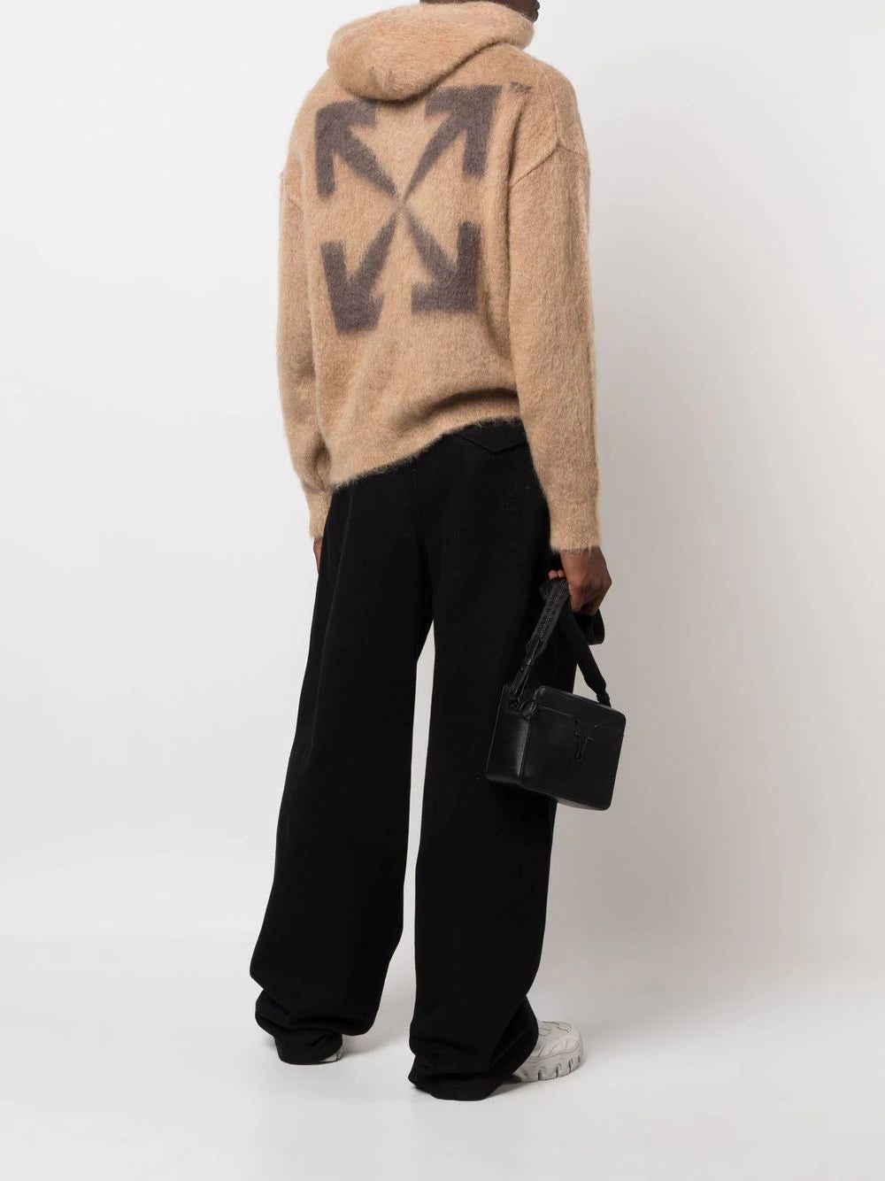 Off-White Arrows brushed drawstring hoodie - Image 2