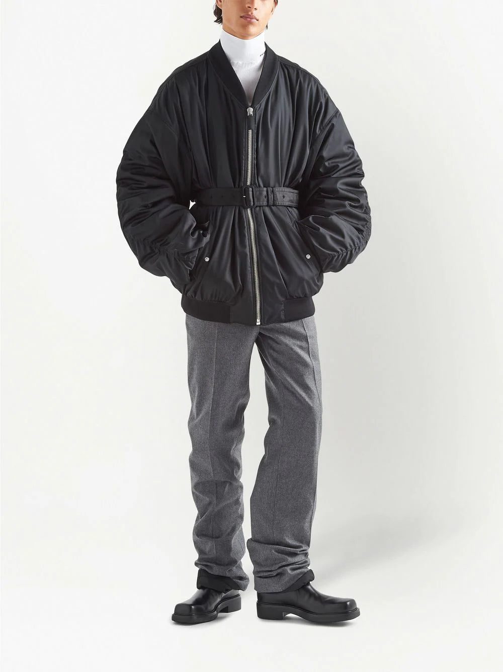 Prada zip-fastening bomber jacket - Image 2