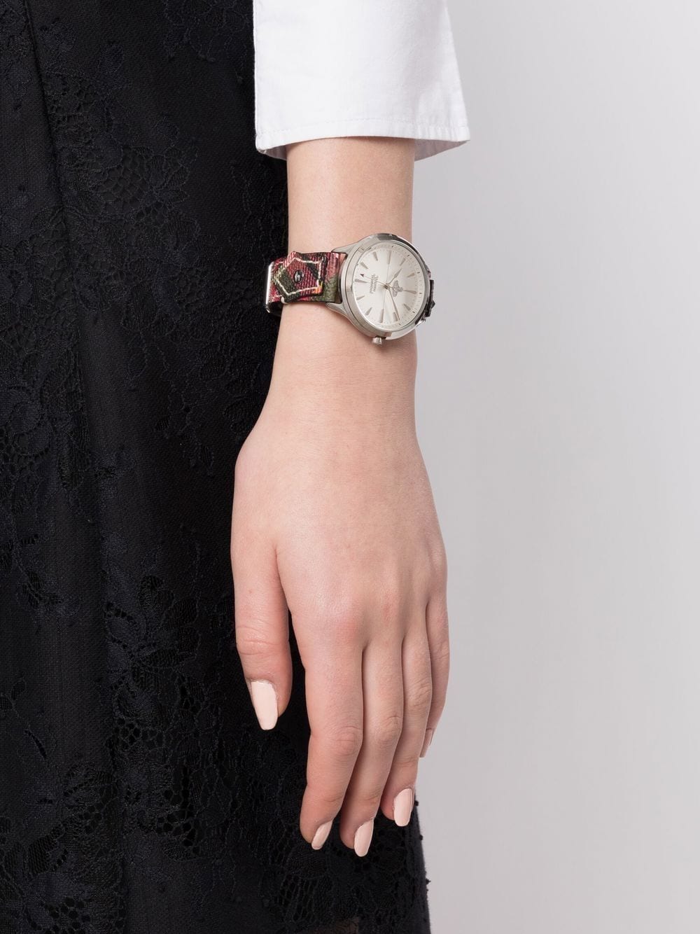 Vivienne Westwood Elcho checked strap 38 mm - Image 2