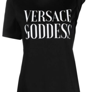 Versace  slogan-print T-shirt