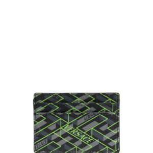 Versace  maze-print cardholder