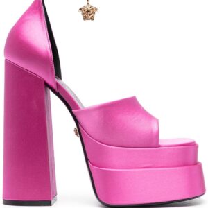 Versace  Medusa charm platform sandals