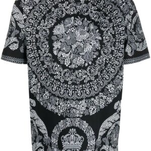 Versace  Barocco-print organic cotton T-shirt