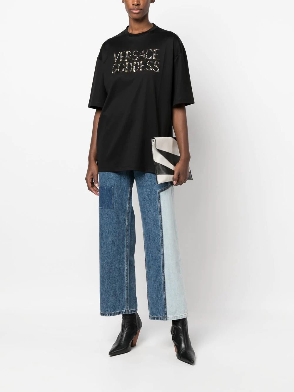 Versace Versace Goddess-print T-shirt - Image 2