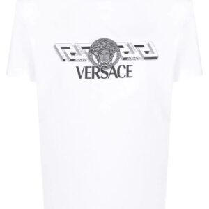 Versace  La Greca logo-print T-shirt