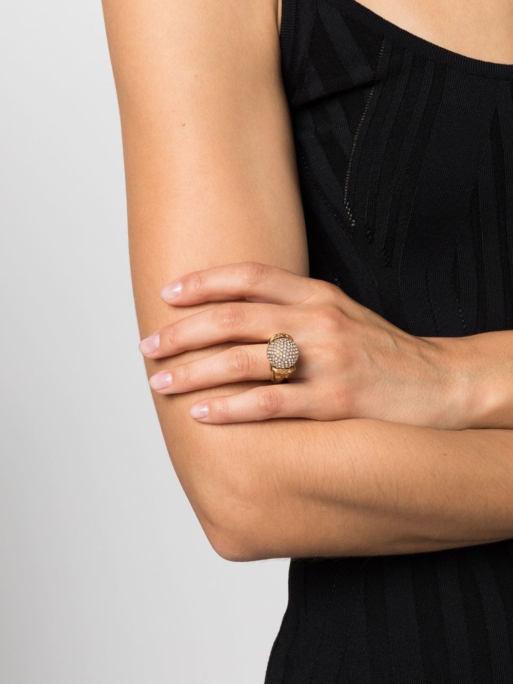 Versace crystal-embellished ring - Image 2