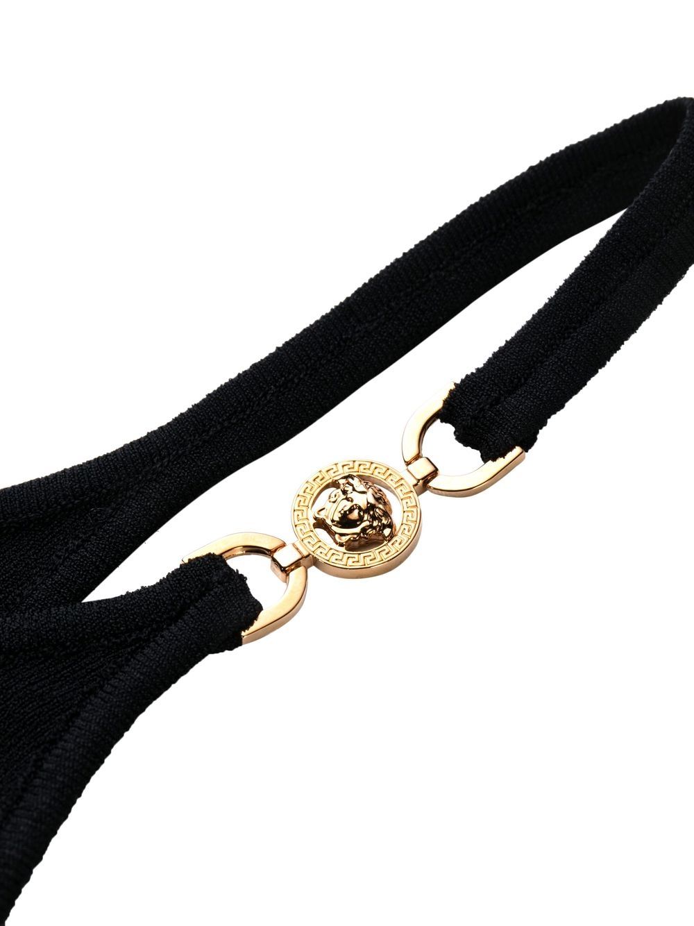 Versace Medusa-plaque cut-out midi dress - Image 7