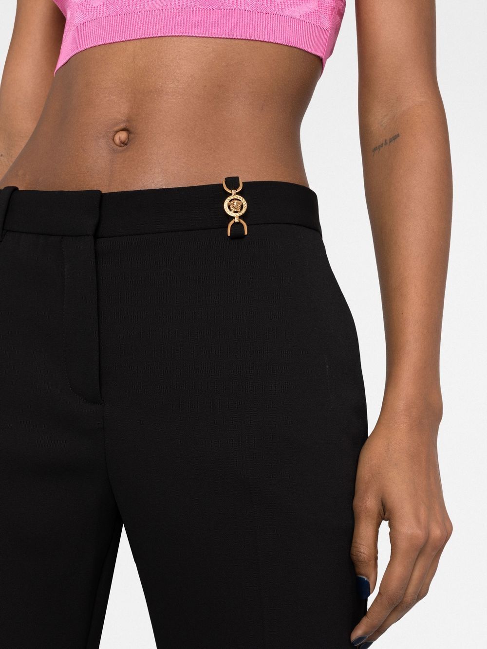 Versace Medusa-plaque flared trousers - Image 3