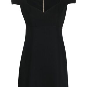 Versace  cap-sleeve shift minidress