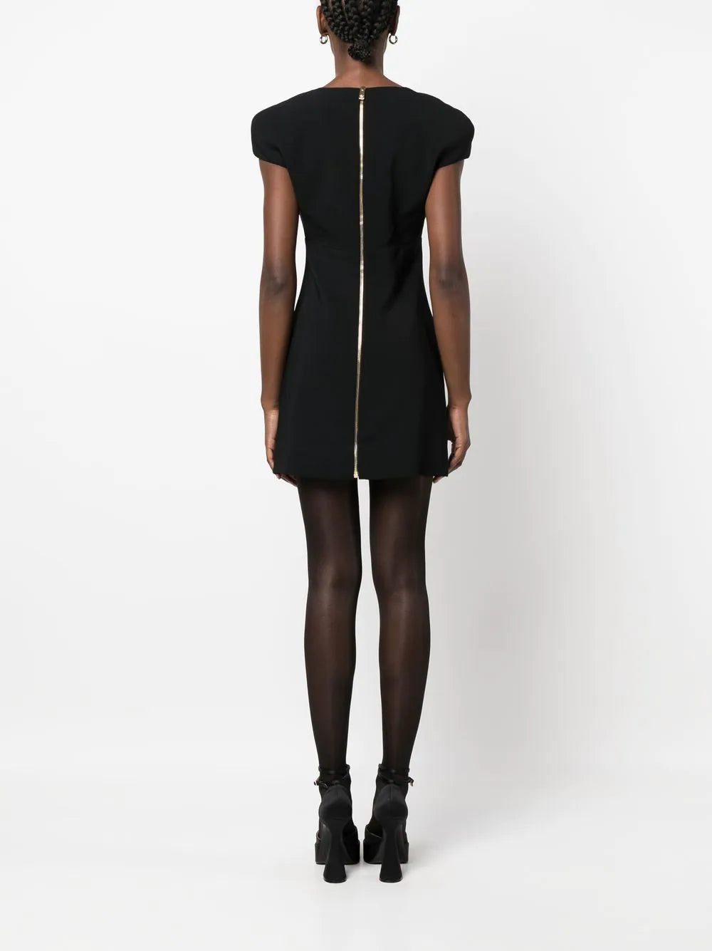 Versace cap-sleeve mini dress - Image 4