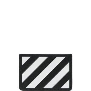 Off-White Binder Diag leather cardholder
