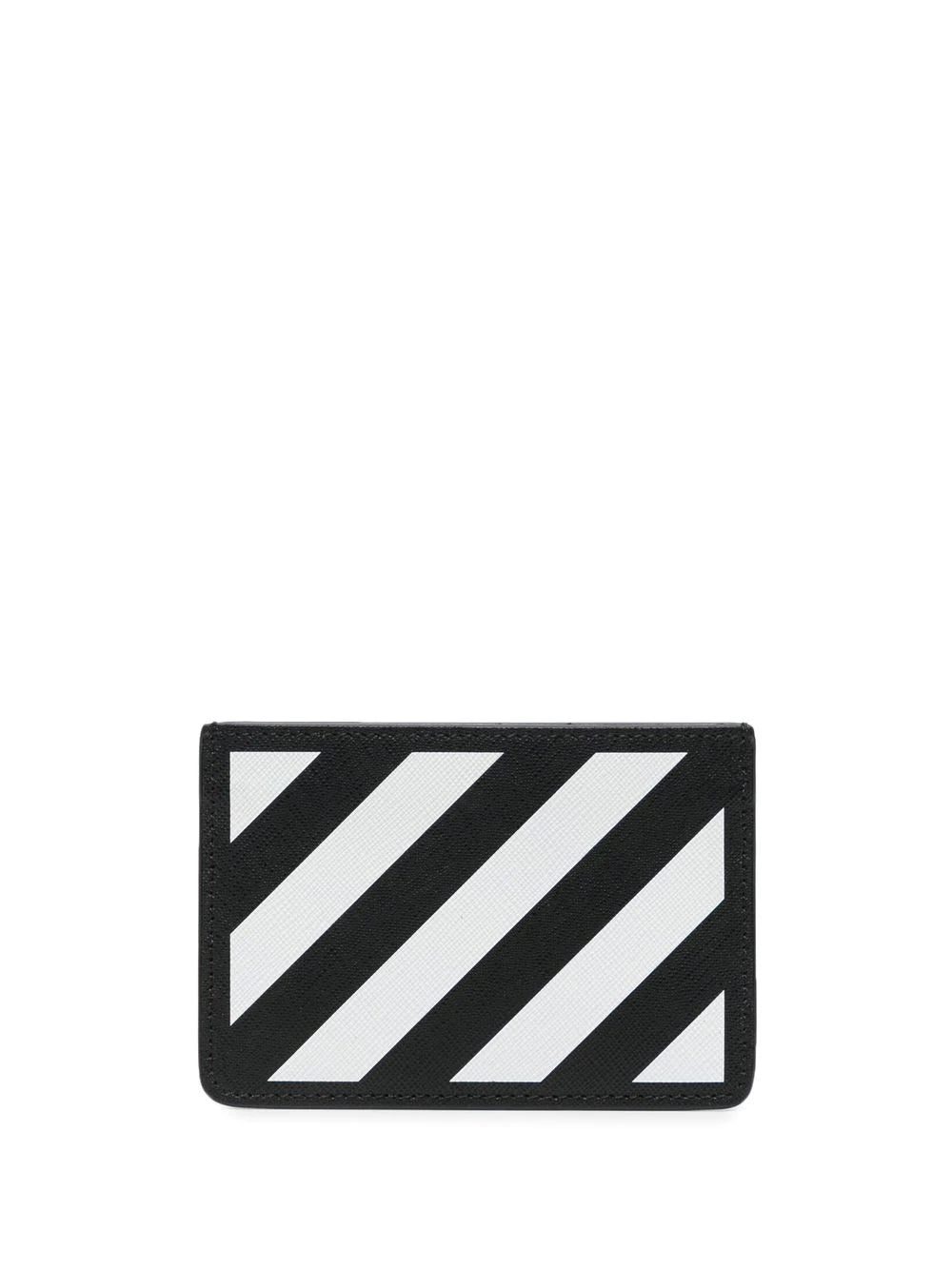Off-White Binder Diag leather cardholder