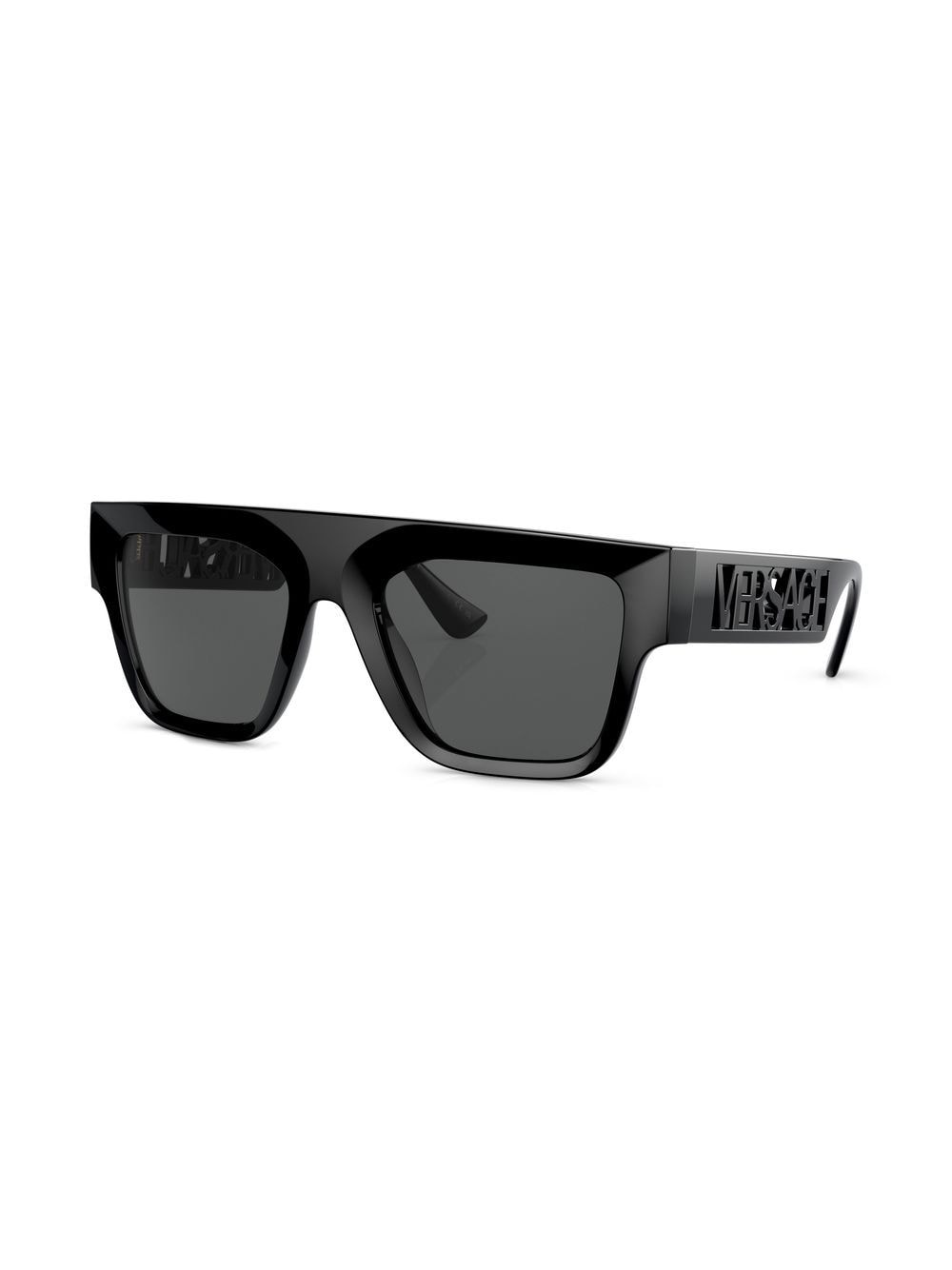 Versace Eyewear logo-embossed square-frame sunglasses - Image 2