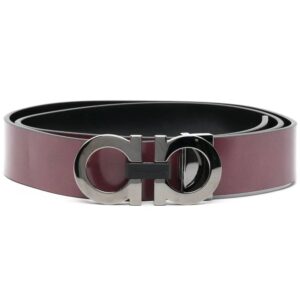 Ferragamo Gancini-buckle adjustable belt