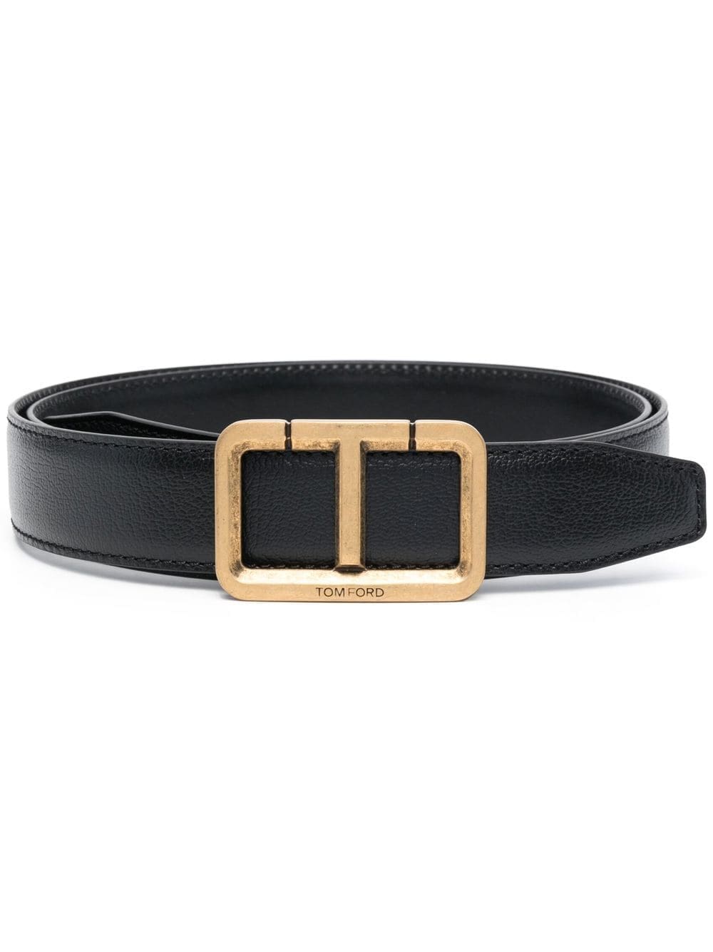 Louis Vuitton logo-buckle leather belt