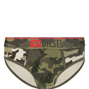 Diesel  camouflage-print logo briefs