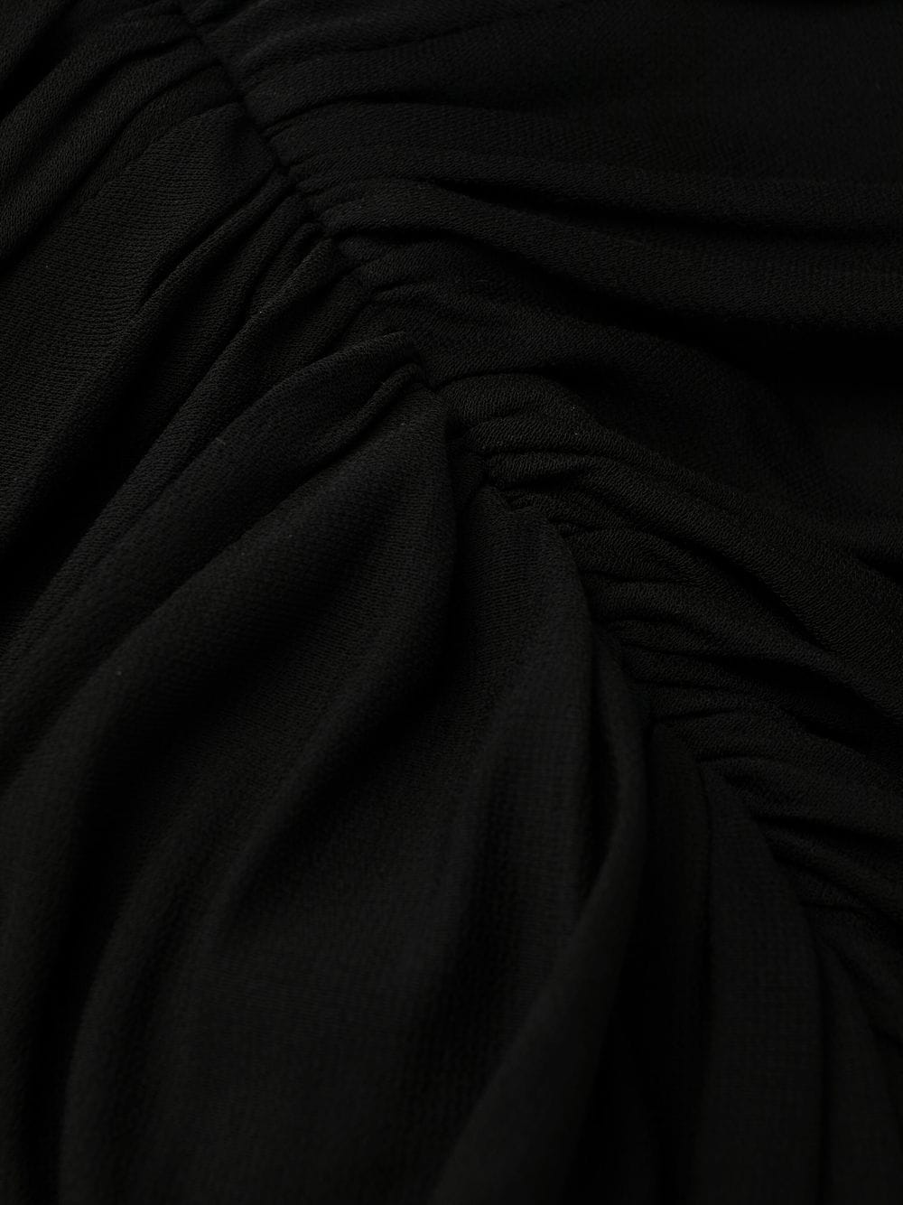 Saint Laurent ruched V-neck minidress - Image 12