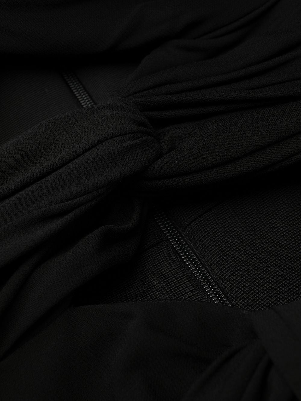 Saint Laurent ruched V-neck minidress - Image 11