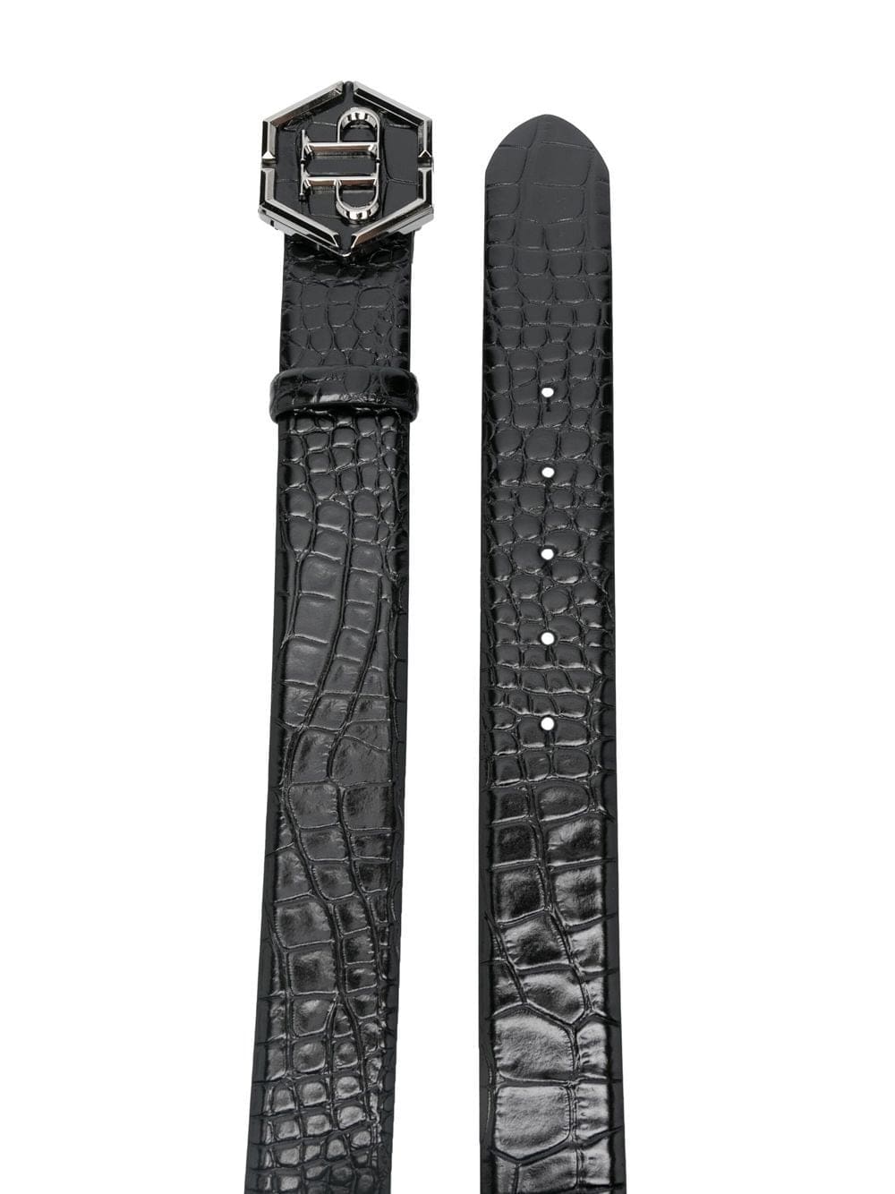 Louis Vuitton hexagon logo-buckle leather belt - Image 2