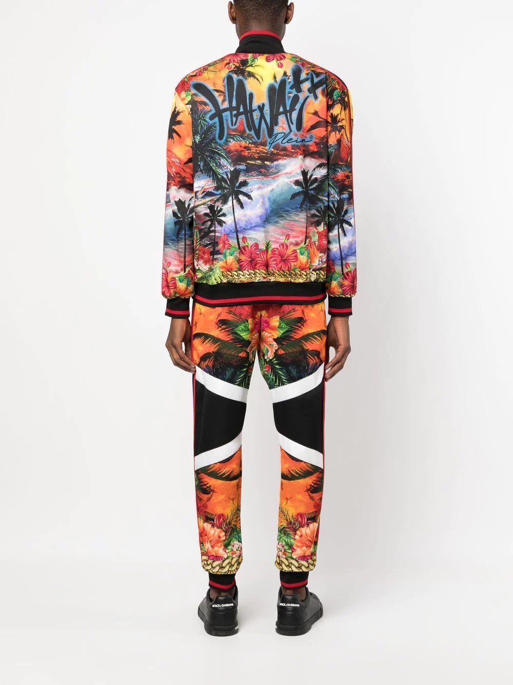 Philipp Plein graphic-print track pants - Image 4