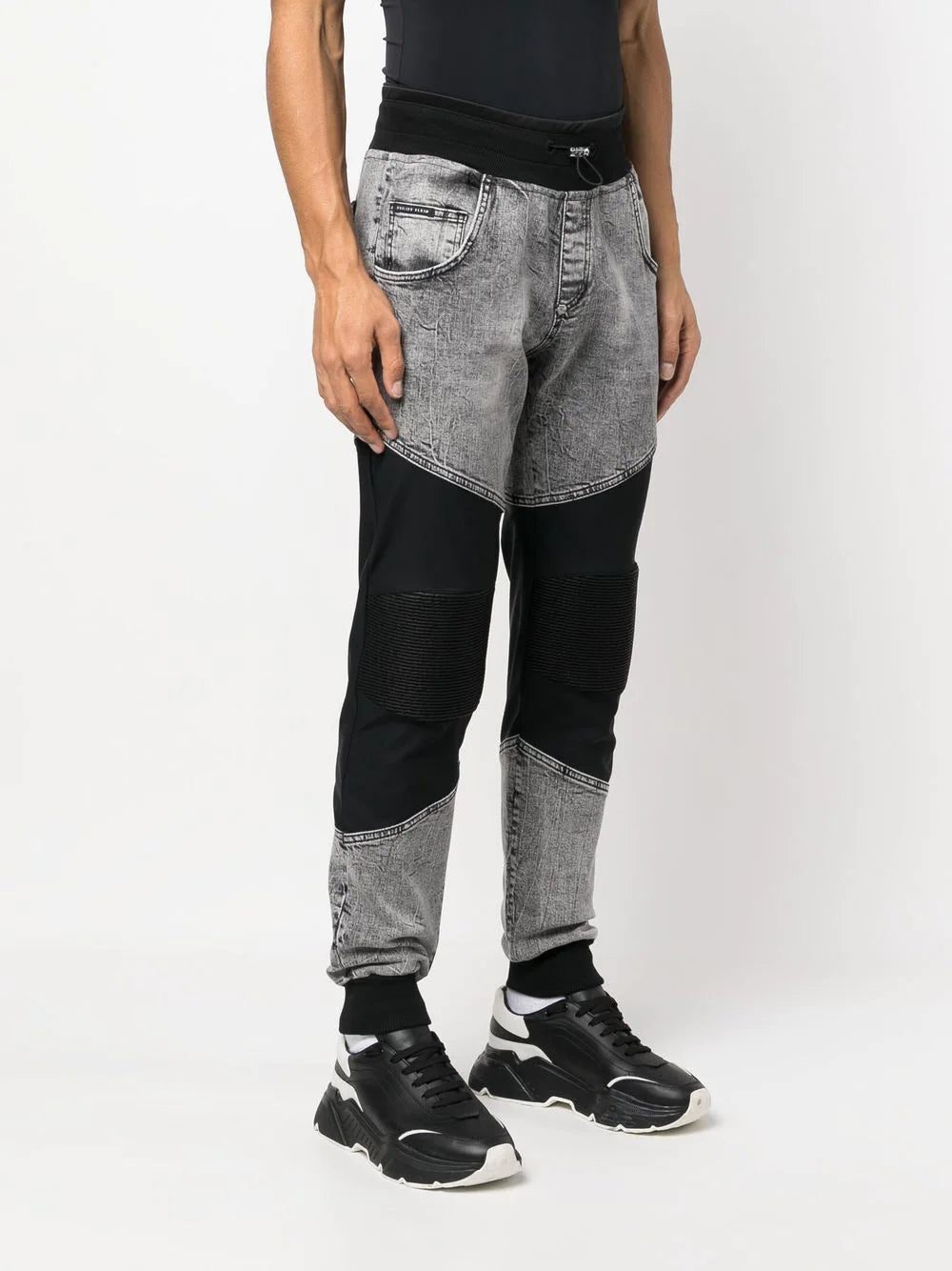Philipp Plein logo-patch track pants - Image 3