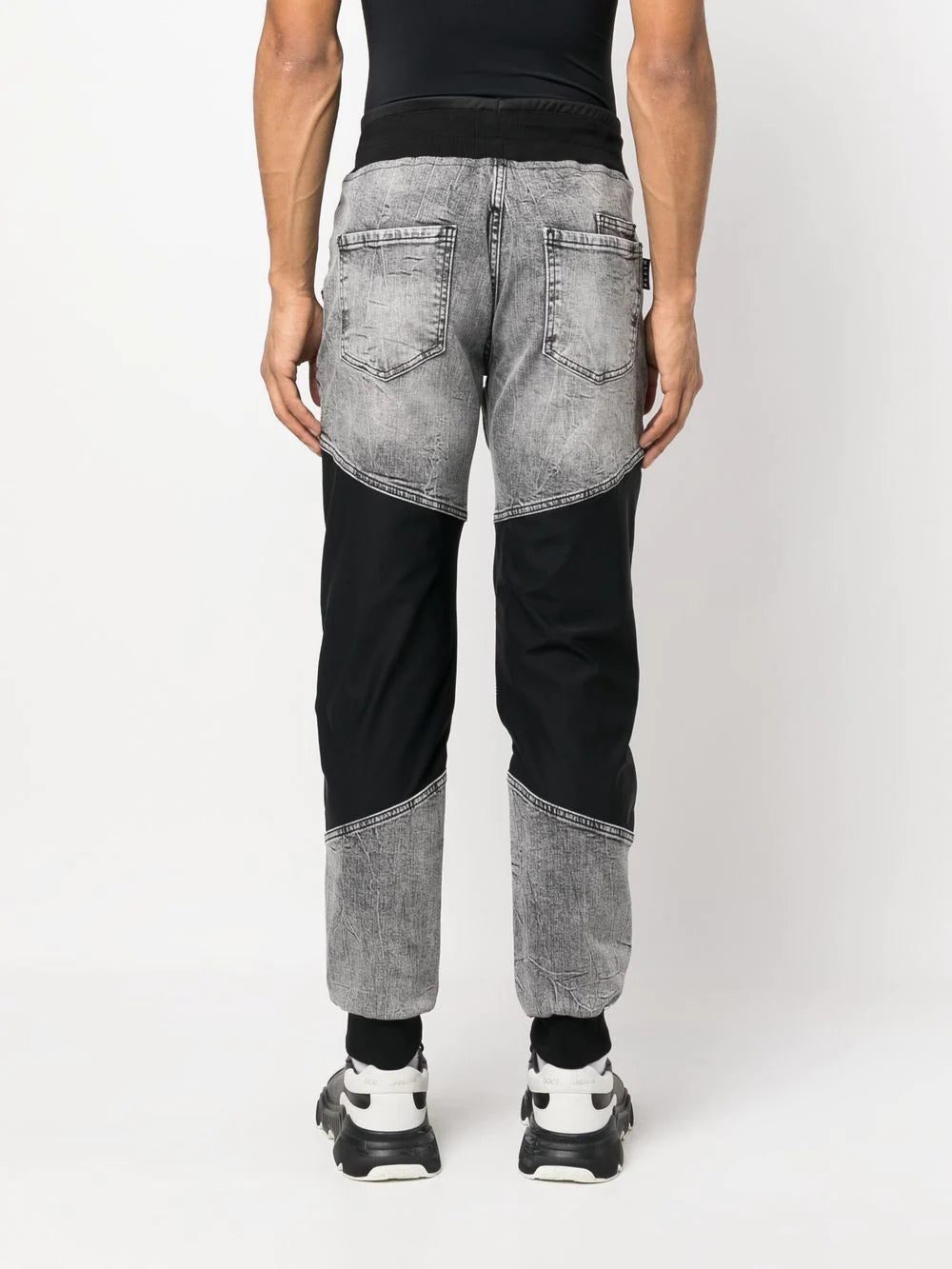Philipp Plein logo-patch track pants - Image 4