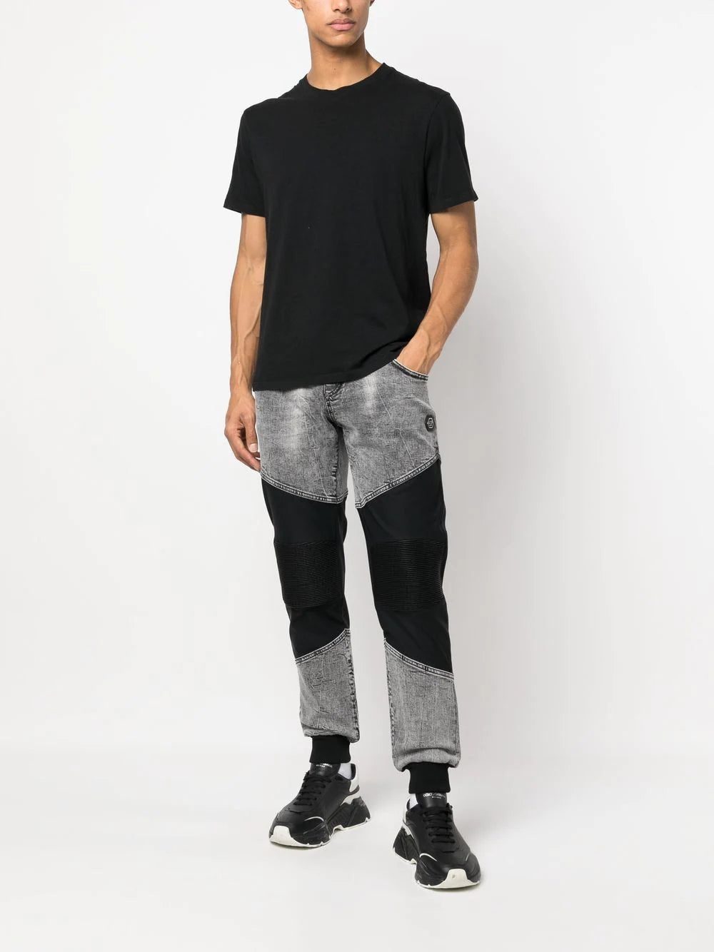 Philipp Plein logo-patch track pants - Image 2
