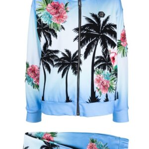Philipp Plein  Hawaii-print tracksuit set