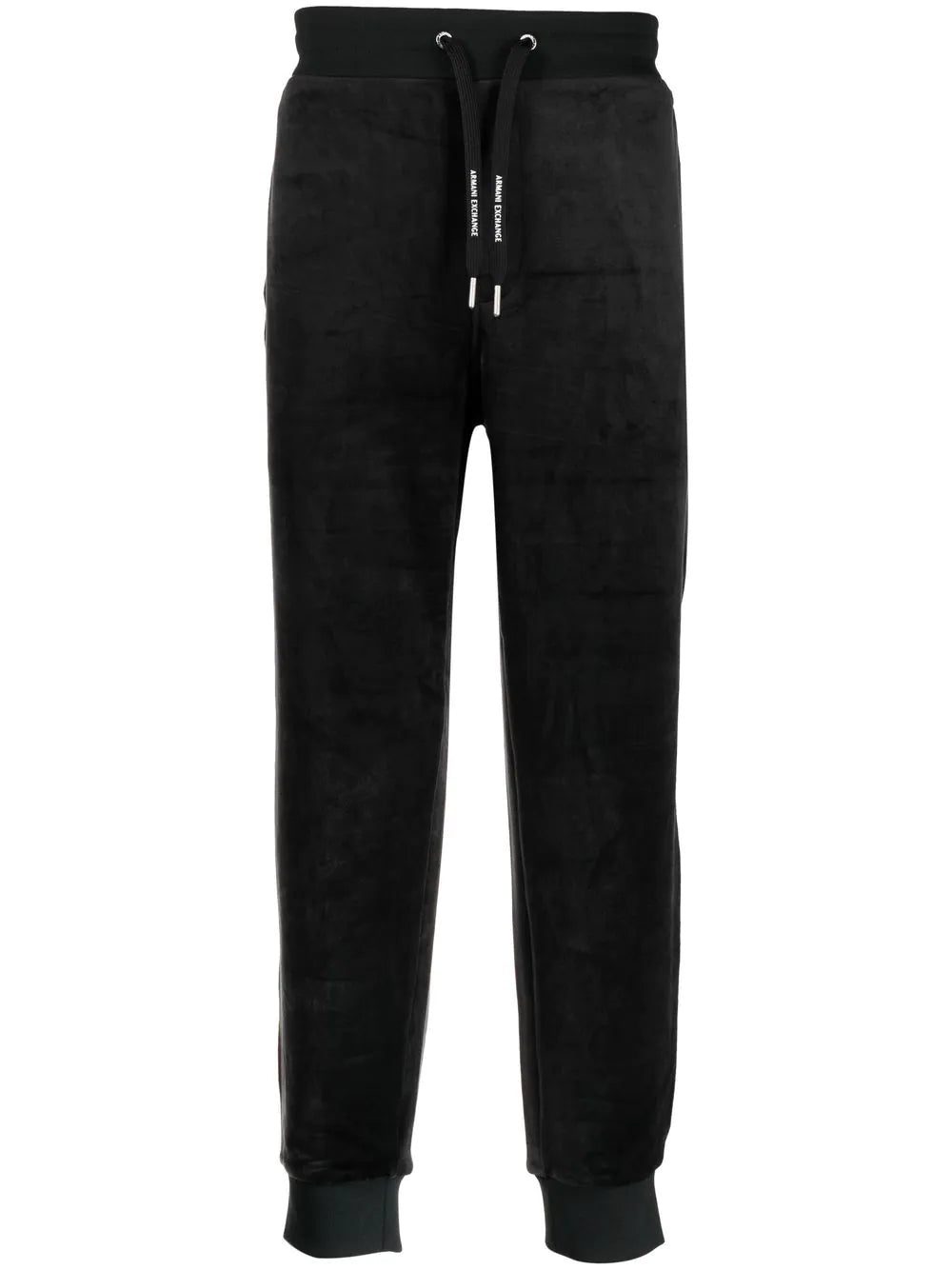 Armani Exchange velvet track pants