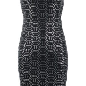 Philipp Plein sequin-embellished monogram mini dress