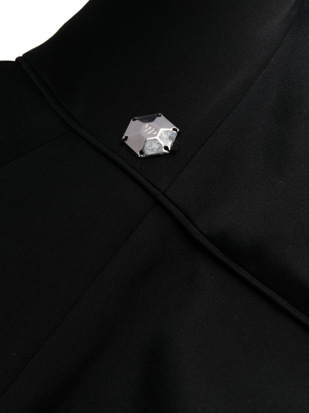 Philipp Plein off-shoulder silk mini dress - Image 6