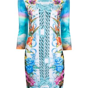 Philipp Plein Hawaii-print mini dress